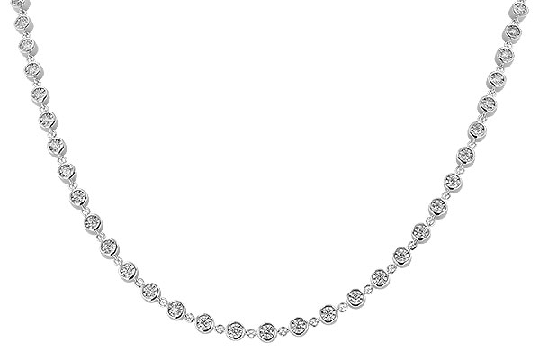 C293-55422: NECKLACE 3.40 TW (18")