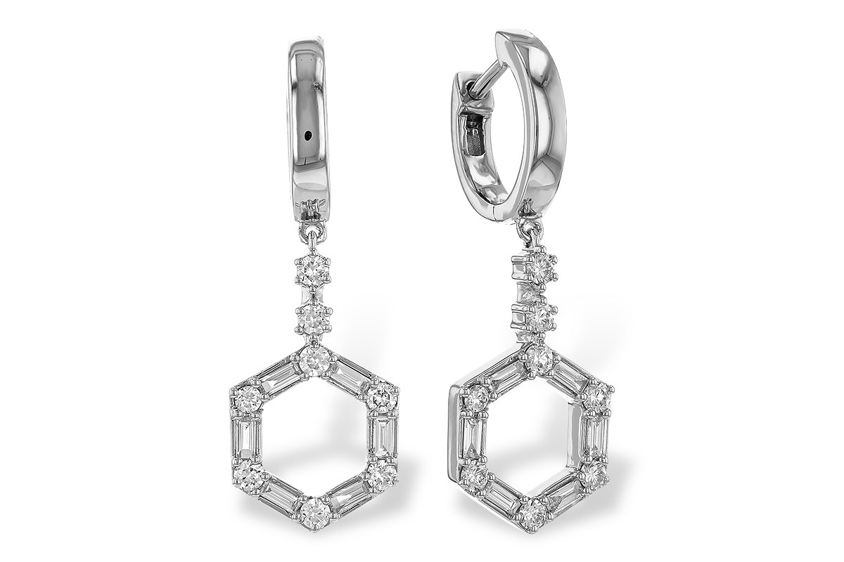 C293-56295: EARRINGS .23 BAG .60 TW