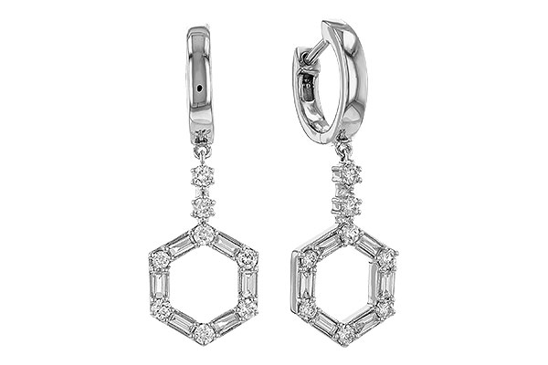 C293-56295: EARRINGS .23 BAG .60 TW