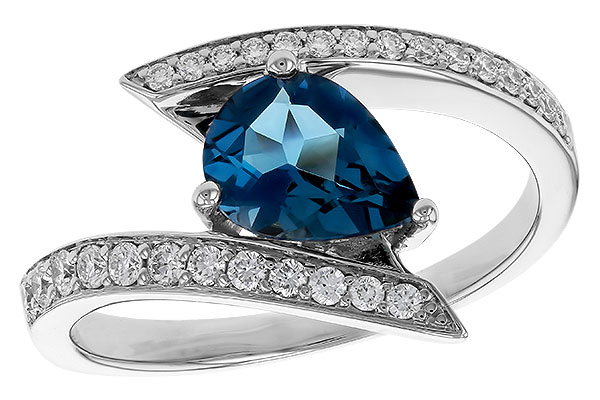 C293-56304: LDS RG 1.04 LONDON BLUE TOPAZ 1.28 TGW (8x6MM)