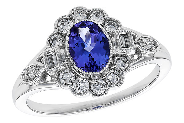 C293-56331: LDS RG .80 TANZANITE 1.20 TGW (7x5MM OV)