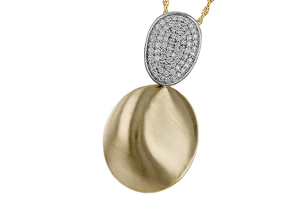 C293-56349: NECKLACE .33 TW