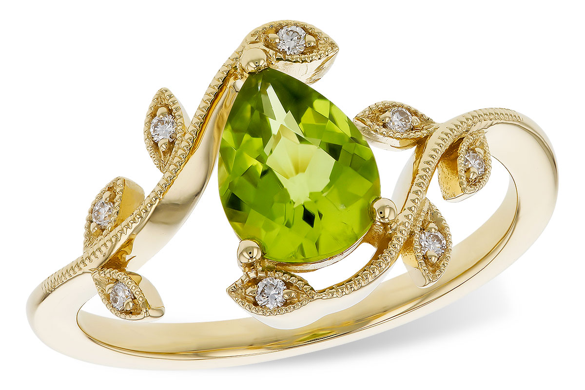C293-57249: LDS RG 1.16 PERIDOT 1.22 TGW (8x6MM PER)