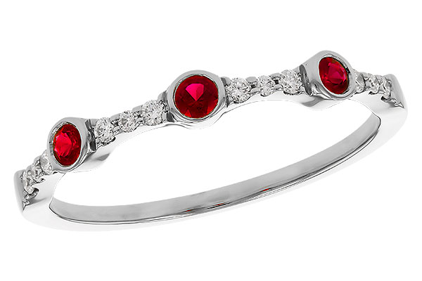 C293-58140: LDS WED RG .15 RUBY .24 TGW