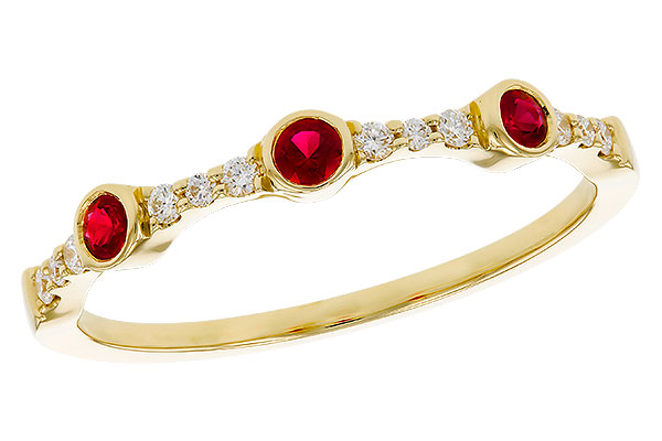 C293-58140: LDS WED RG .15 RUBY .24 TGW