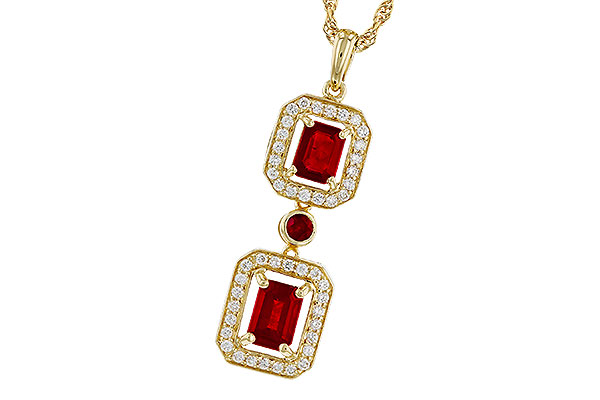 C293-59086: NECK 1.22 TW RUBY 1.43 TGW