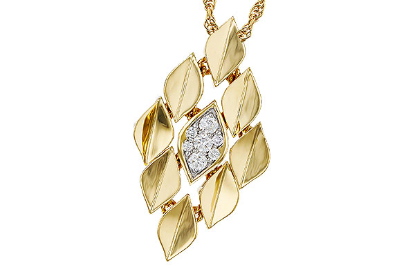C294-46331: NECKLACE .15 TW