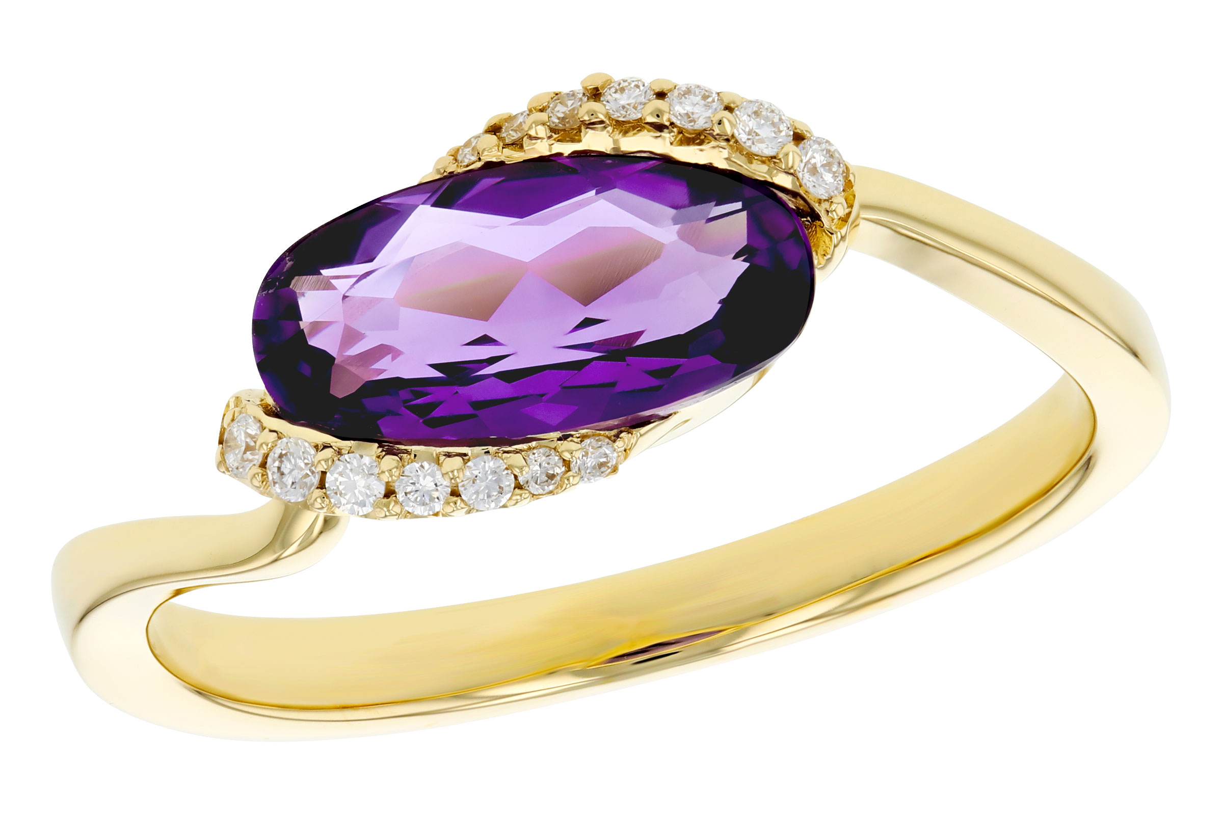 C294-48140: LDS RG 1.07 TW AMETHYST 1.13 TGW (10x5MM AMY)
