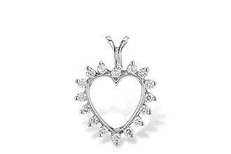 D025-39986: HEART PENDANT .23 TW