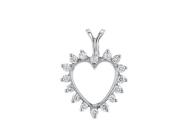D025-39986: HEART PENDANT .23 TW
