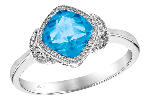 D205-43586: LDS RG 1.63 BLUE TOPAZ 1.65 TGW