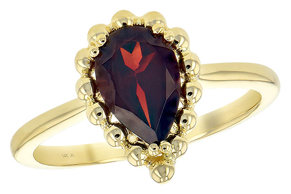 D208-13622: LDS GARNET RING 1.38 CT