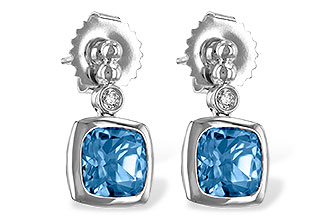 D208-14486: EARR 1.76 BLUE TOPAZ 1.80 TGW