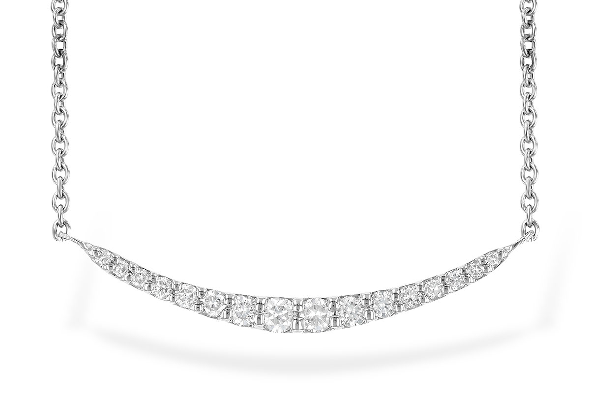 D209-05449: NECKLACE .20 TW (16 STONES)