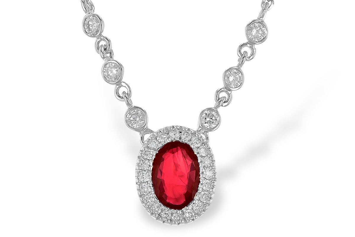 D209-07195: NECK .70 RUBY .94 TGW (17")