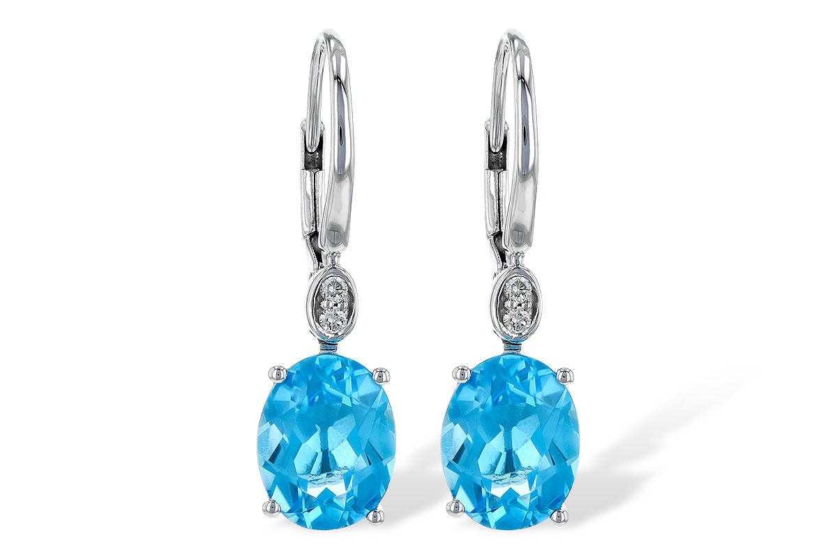 D209-09004: EARR 3.70 TW BLUE TOPAZ 3.75 TGW (9x7MM BT)