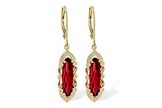 D291-73586: EARR 3.34 TW GARNET 3.50 TGW