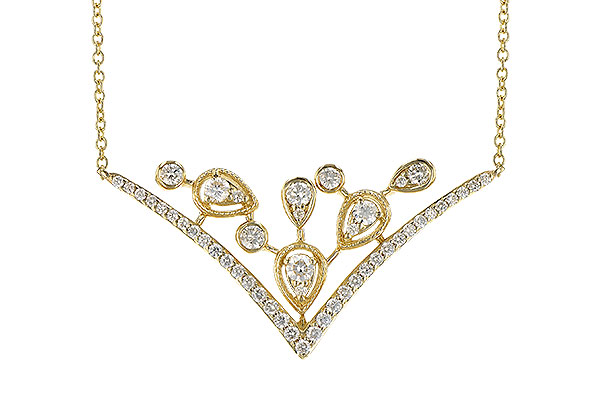 D291-77204: NECKLACE .45 TW