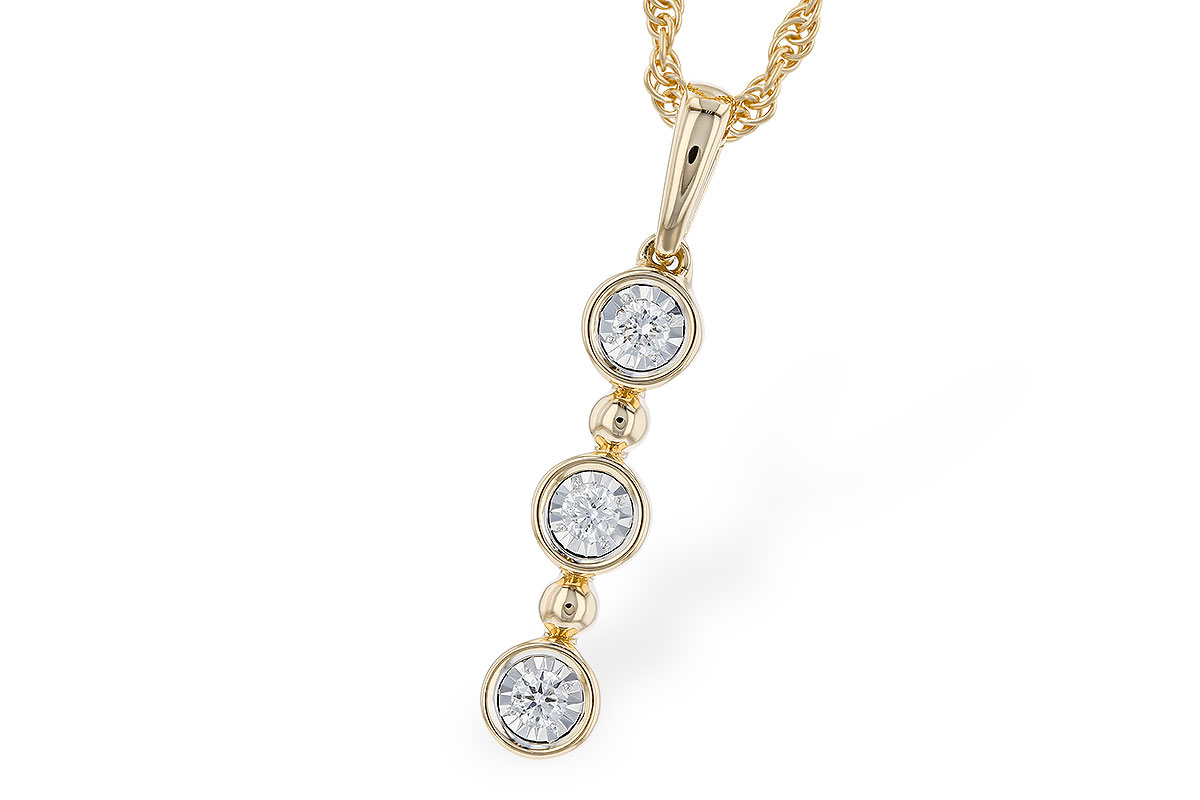 D292-67240: NECKLACE .08 TW