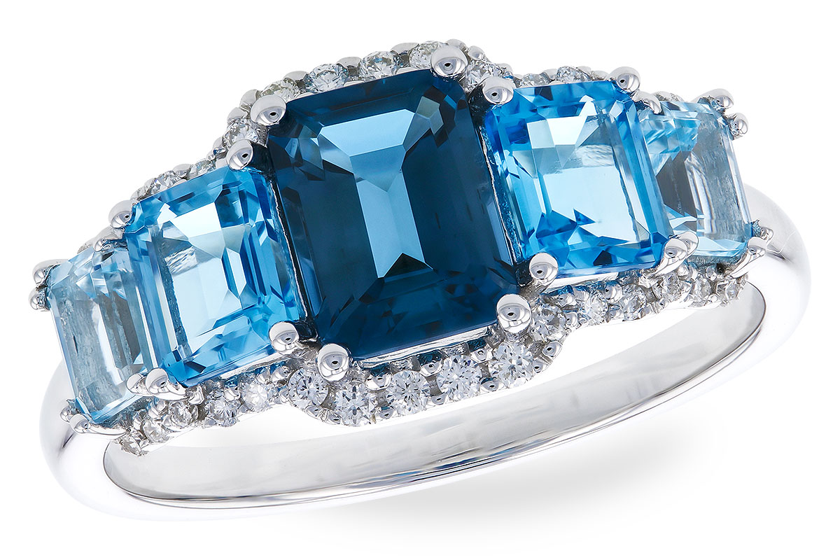 D292-67258: LDS RG 2.15 TW BLUE TOPAZ 2.30 TGW