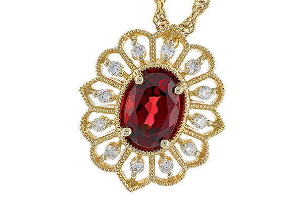 D292-67267: NECK .80 GARNET .92 TGW (7x5MM GAR)