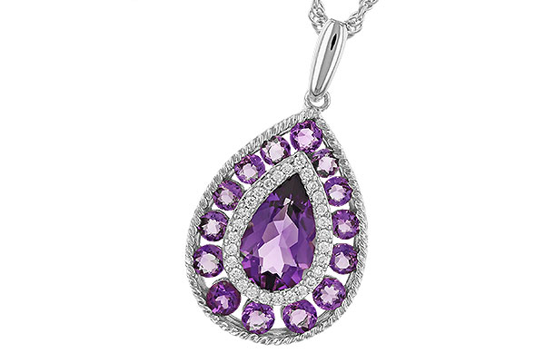D292-71740: NECK 1.95 TW AMETHYST 2.05 TGW