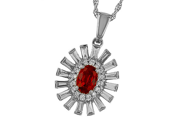 D292-71758: NECK .58 RUBY TW 1.10 TGW (6x4MM RUBY)