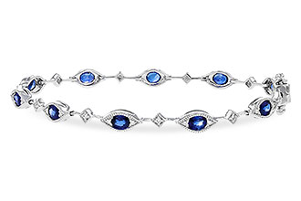 D293-56349: BRACELET 2.31 SAPPHIRE 2.50 TGW (7")