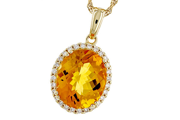 D293-58149: NECKLACE 3.85 CITRINE 4.07 TGW (12x10MM OV)
