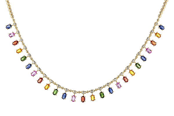 D293-59022: NECK 6.75 MULTI-COLOR SAPP 7.21 TGW (17.25")