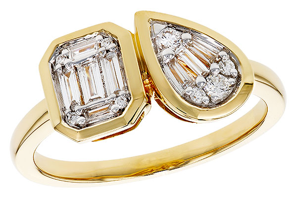 D293-62704: LDS DIA RG .17 TW BAGUETTE .25 TW