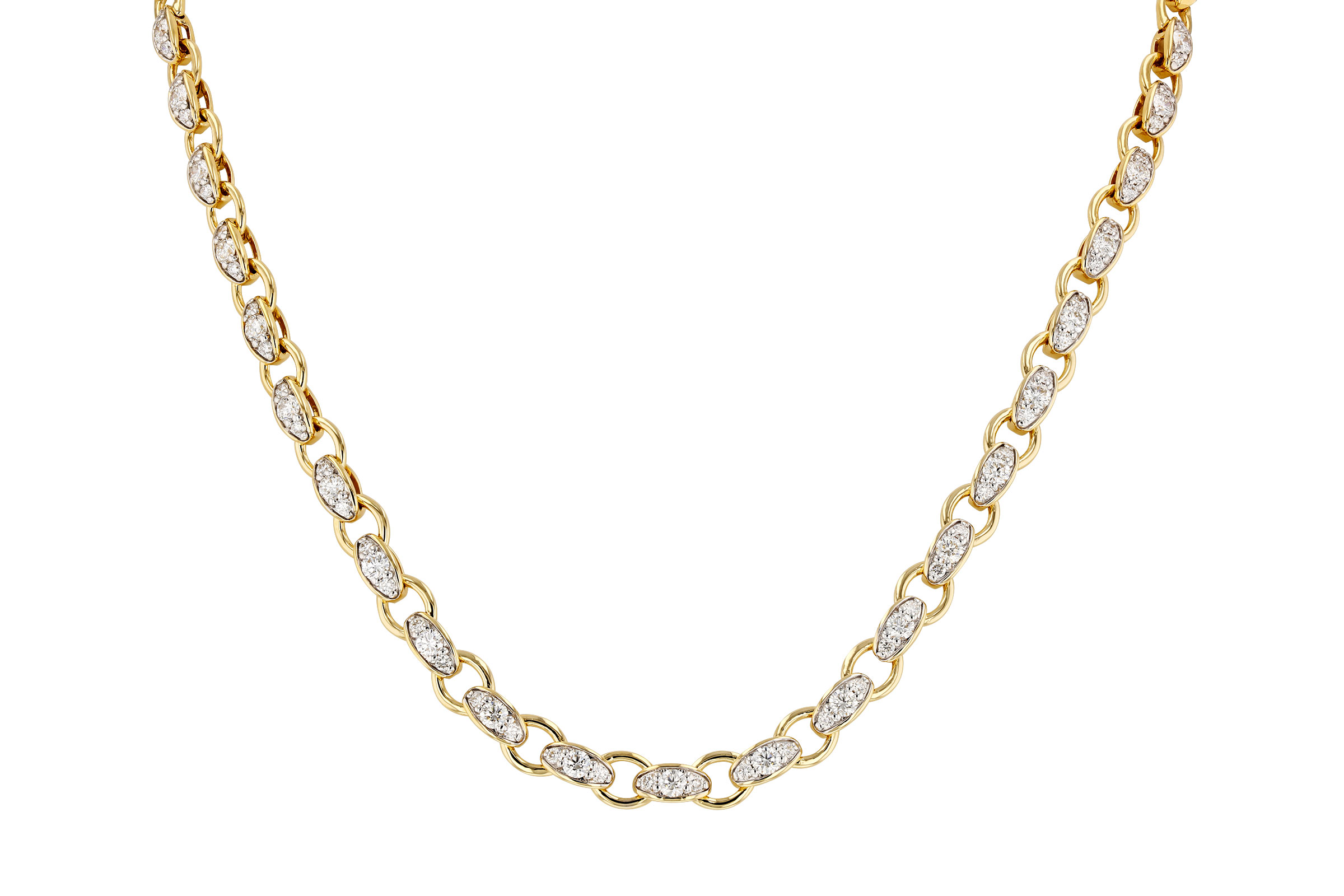 D294-48104: NECKLACE 3.18 TW (17.25")