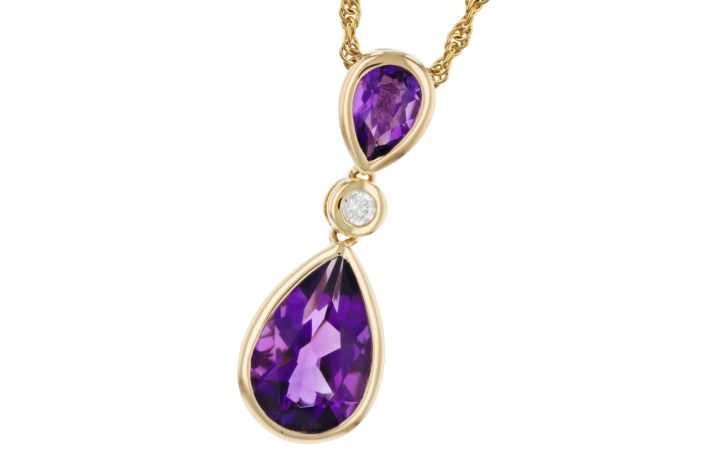 D294-49004: NECKLACE 1.92 TW AMETHYST 1.96 TGW
