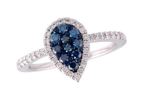 E205-45395: LDS DIA RG .23 BLUE DIA .49 TW