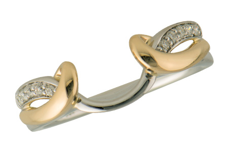E207-19931: ENHANCER WG RING/YG TRIM .10 TW