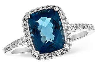 E208-18167: LDS RG 2.42 LONDON BLUE TOPAZ 2.62 TGW