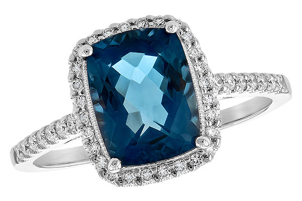 E208-18167: LDS RG 2.42 LONDON BLUE TOPAZ 2.62 TGW