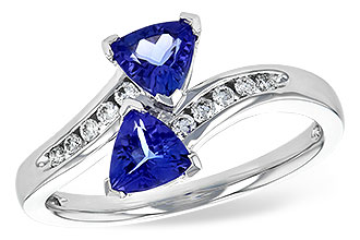 E209-00904: LDS RG .77 TW TANZANITE .90 TGW
