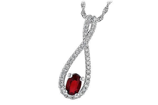 E209-02667: NECK .50 RUBY .74 TGW