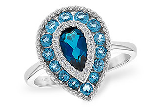 E209-04531: LDS RG 1.52 TW BLUE TOPAZ 1.60 TGW