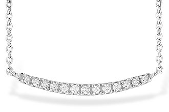 E209-06313: NECKLACE .10 TW (13 STONES)