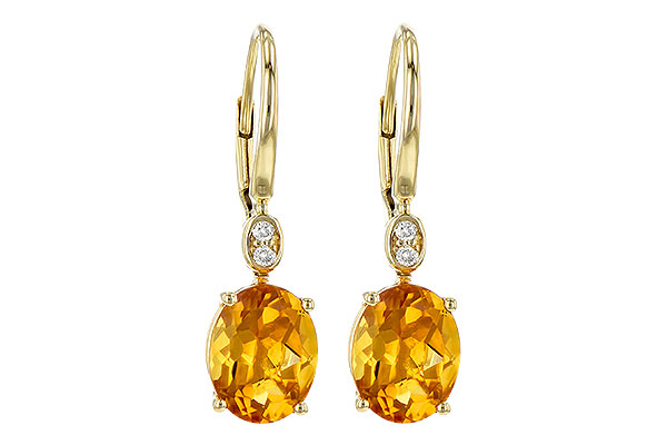 E209-09004: EARR 3.20 TW CITRINE 3.25 TGW (9x7MM CIT)