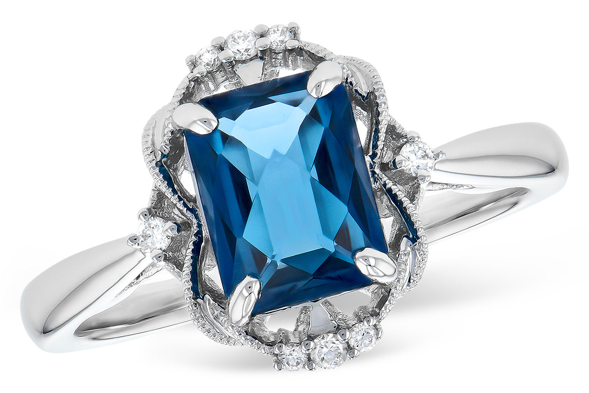E291-76304: LDS RG 1.70 LONDON BLUE TOPAZ 1.76 TGW