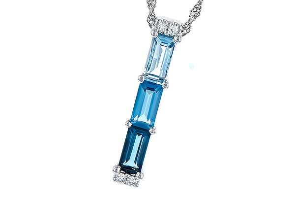 E291-76322: NECK 1.26 BLUE TOPAZ 1.30 TGW