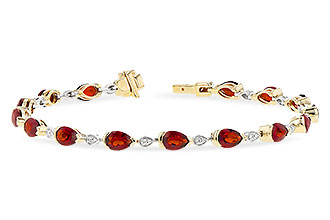 E291-77204: BRACELET 6.44 GARNET 6.60 TGW