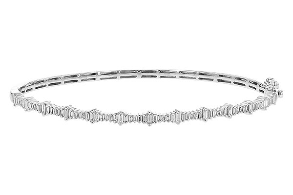 E291-79976: BANGLE .60 BAGUETTE TW