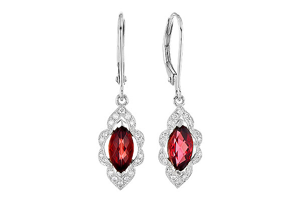 E291-80904: EARR 1.10 TW GARNET 1.25 TGW