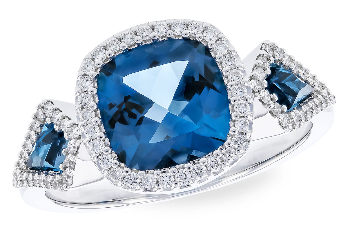 E292-67213: LDS RG 2.46 TW LONDON BLUE TOPAZ 2.72 TGW