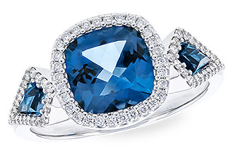 E292-67213: LDS RG 2.46 TW LONDON BLUE TOPAZ 2.72 TGW