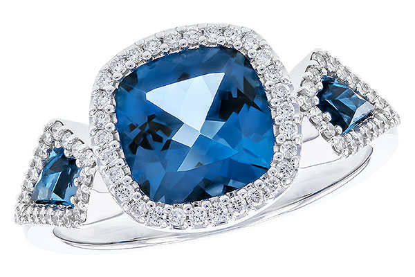 E292-67213: LDS RG 2.46 TW LONDON BLUE TOPAZ 2.72 TGW